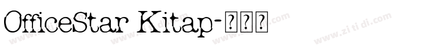 OfficeStar Kitap字体转换